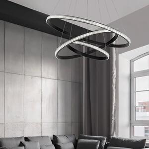 LED luster Nager 78 čierne