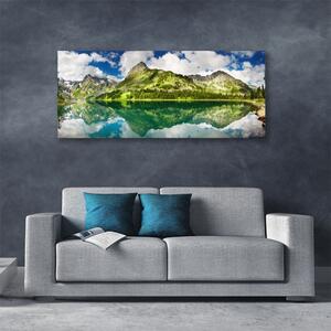 Obraz na plátne Hory jazero príroda 125x50 cm
