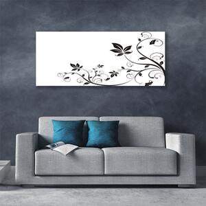 Obraz Canvas Abstrakcie rastliny listy 125x50 cm