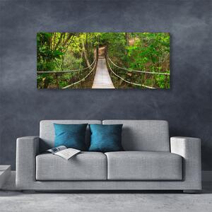Obraz Canvas Most džungľa tropický les 125x50 cm