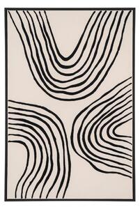 MUZZA Obraz PARLI II 60 x 90 cm čierno-béžový