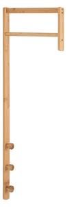 MUZZA Nástenný vešiak ENTO 82 cm prírodný