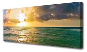 Obraz Canvas More západ slnka 125x50 cm