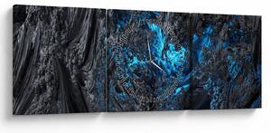 Obraz - Pohľad do vnútra (s hodinami) (90x30 cm)