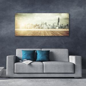 Obraz Canvas Mesto new york paneláky 125x50 cm