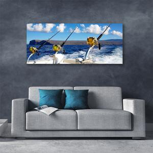 Obraz Canvas Rybárčenie more príroda 125x50 cm