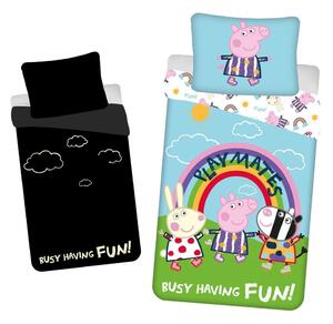 Jerry Fabrics Svietiace obliečky Prasiatko Peppa Pig - 140 x 200 cm / 70 x 90 cm