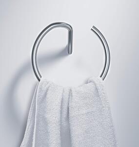 Deante Silia, nástenný okrúhly držiak na uteráky, chrómová, ADI_0611