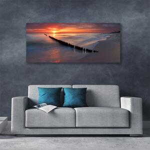 Obraz na plátne Pláž more príroda 125x50 cm