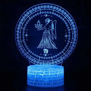 3Dmix 3D-MTV113 - Motív pre 3D LED nočnú lampu - znamenie zverokruku Panna