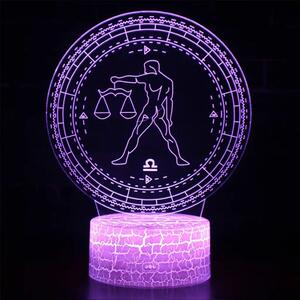 3Dmix 3D-MTV118 - Motív pre 3D LED nočnú lampu - znamenie zverokruku Váhy