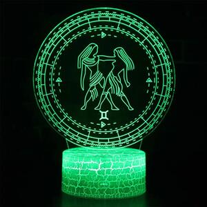 3Dmix 3D-MTV109 - Motív pre 3D LED nočnú lampu - znamenie zverokruku Blíženci