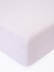 Froté plachta do postieľky 70 × 140 cm - lila