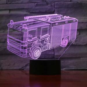 3Dmix 3D-MTV092 - Motív pre 3D LED nočnú lampu - Hasičské auto