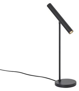 Moderná stolná lampa čierna vrátane LED s dotykovým stmievačom - Neva