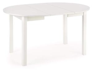 Okrúhly rozkladací jedálenský stôl Ringo 102-142x102 - biela