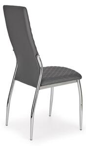 Jedálenská stolička K238 - sivá / chróm