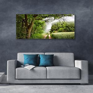 Obraz Canvas Stromy chodník príroda 125x50 cm