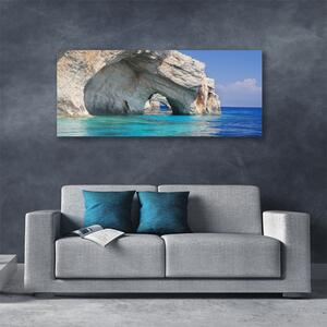 Obraz na plátne More jazero voda krajina 125x50 cm