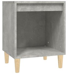 Nočný stolík betónovo-sivý 40x35x50 cm