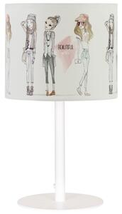 Detská stolná lampa GIRLS VIBES 1xE27/60W/230V, priemer 18 cm, pre dievčatá