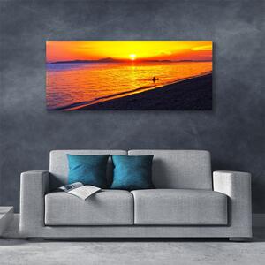 Obraz na plátne More slnko pláž krajina 125x50 cm