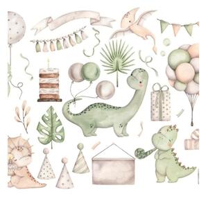 Detské stropné svietidlo KIDS ROOM 1xE27/60W/230V priemer 40 cm dinosaurus