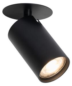 Moderné zapustené bodové svetlo čierne GU10 50 mm - Chels
