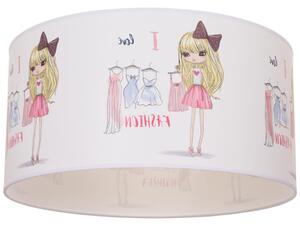 Detské stropné svietidlo GIRLS VIBES 1xE27/60W/230V priemer 40 cm Milujem módu