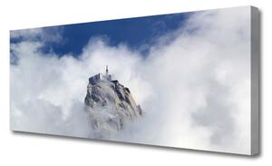 Obraz na plátne Hora mraky príroda 125x50 cm