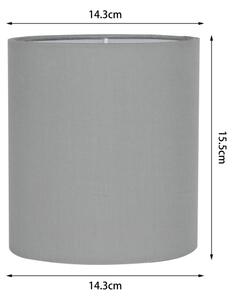 Brilagi - LED flexibilná nástenná lampa NUBILA 1xE27/25W/230V+LED/3W chróm/svetlosivá
