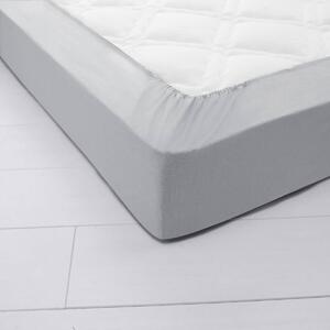 Bbavlnená jednofarebná napínacia plachta s hĺbkou rohov 40 cm