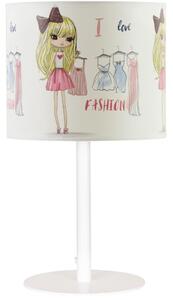Detská stolová lampa GIRLS VIBES 1xE27/60W/230V pr. 18 cm Milujem módu