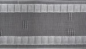 Metráž Riasiaca páska Multi Wave š. 7,5 cm - Biela