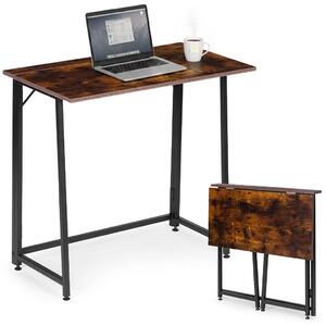 Skladací počítačový stôl 80x45 cm loftový stôl na notebook ModernHome