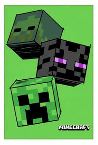 Jerry Fabrics Fleecová deka s motívom Minecraft - The Mobs | 100 x 150 cm