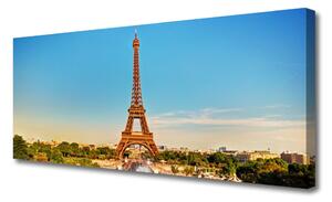 Obraz Canvas Eiffelová veža paríž 125x50 cm