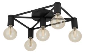 Eglo 43721 - Stropné svietidlo SPEKE 5xE27/40W/230V čierna