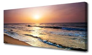 Obraz Canvas More pláž slnko krajina 125x50 cm