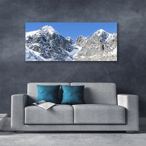 Obraz Canvas Hora sneh príroda 125x50 cm