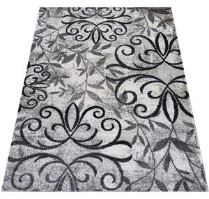 DY Sivý moderný koberec s ornamentami Panamero 21 Rozmer: 60x100 cm