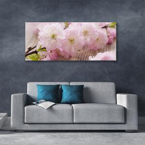 Obraz Canvas Vetvy kvety plátky príroda 125x50 cm