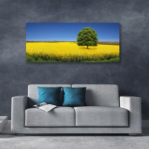 Obraz Canvas Lúka strom príroda pole 125x50 cm