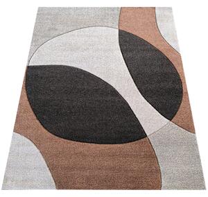 DY Moderný koberec s geometrickým vzorom Ladon 01 Rozmer: 80x150 cm