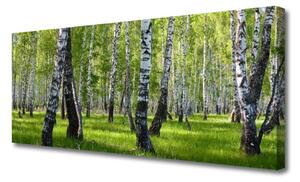 Obraz na plátne Les príroda 125x50 cm