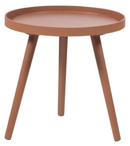 MUZZA Odkladací stolík Ashan Ø 41 cm Staroružový