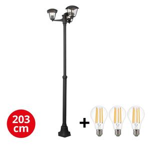 Brilagi - LED Vonkajšia lampa LUNA 3xE27/60W/230V IP44