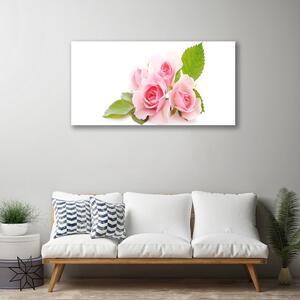 Obraz Canvas Ruže kvety príroda 125x50 cm