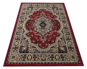DY Orientálny červený koberec Alfa 06 Rozmer: 40x60 cm