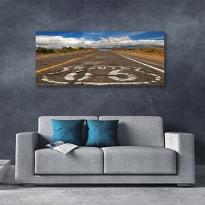 Obraz Canvas Cesta na púšti diaľnica 125x50 cm